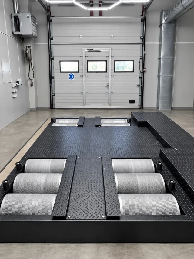 Dynomax 6000 BRD Pro — complete dynamometer with roller platforms